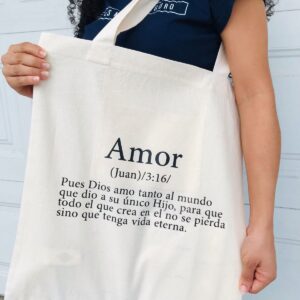 Bolso de tela Amor